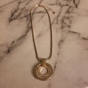 Gold Rhinestone Eyeglass Necklace Holder